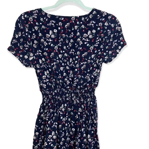 ModCloth Inspired Anytime Midi Dress -blue floral (H15) - Picture 6 of 10